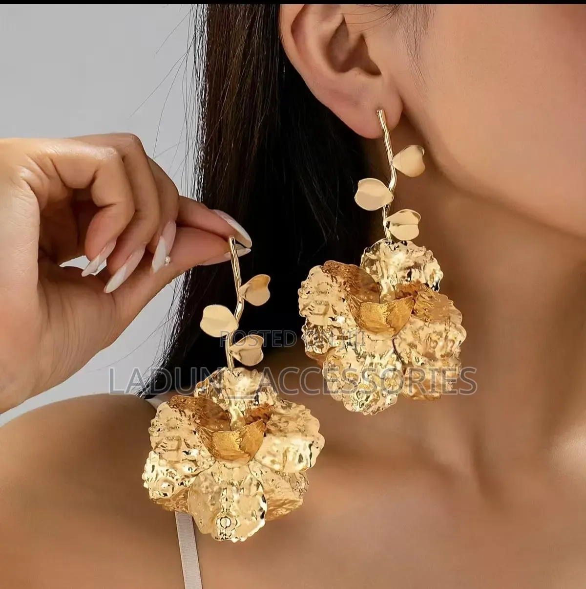 Statement Flower Earrings