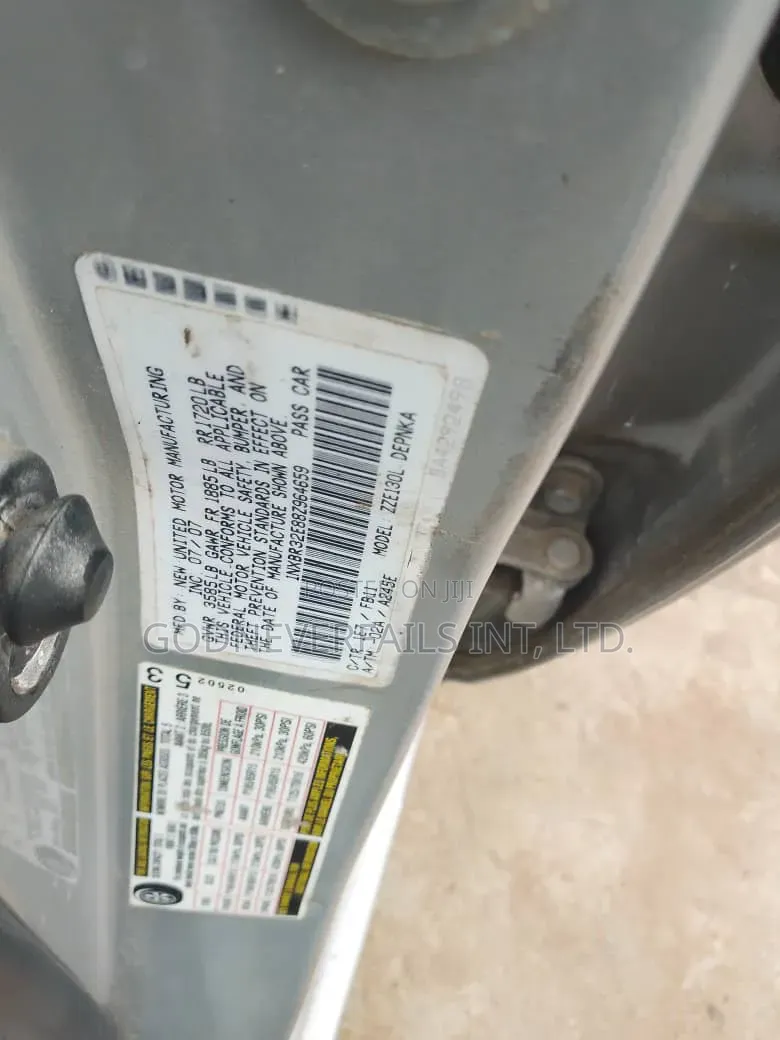 Toyota Corolla 2007 Silver