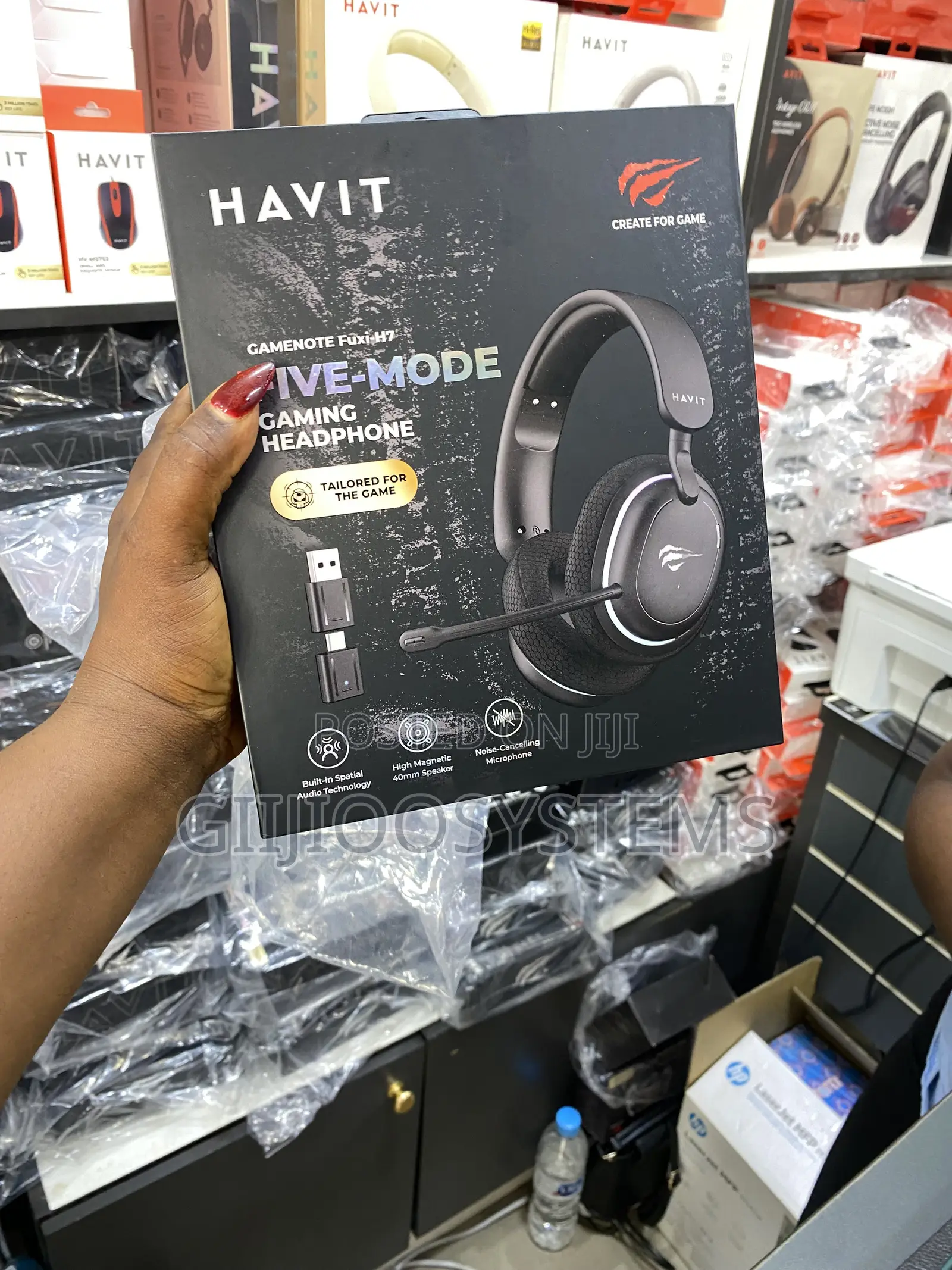 HAVIT FUXI H7 5 Modes Gaming Headset With Mic and RGB Light