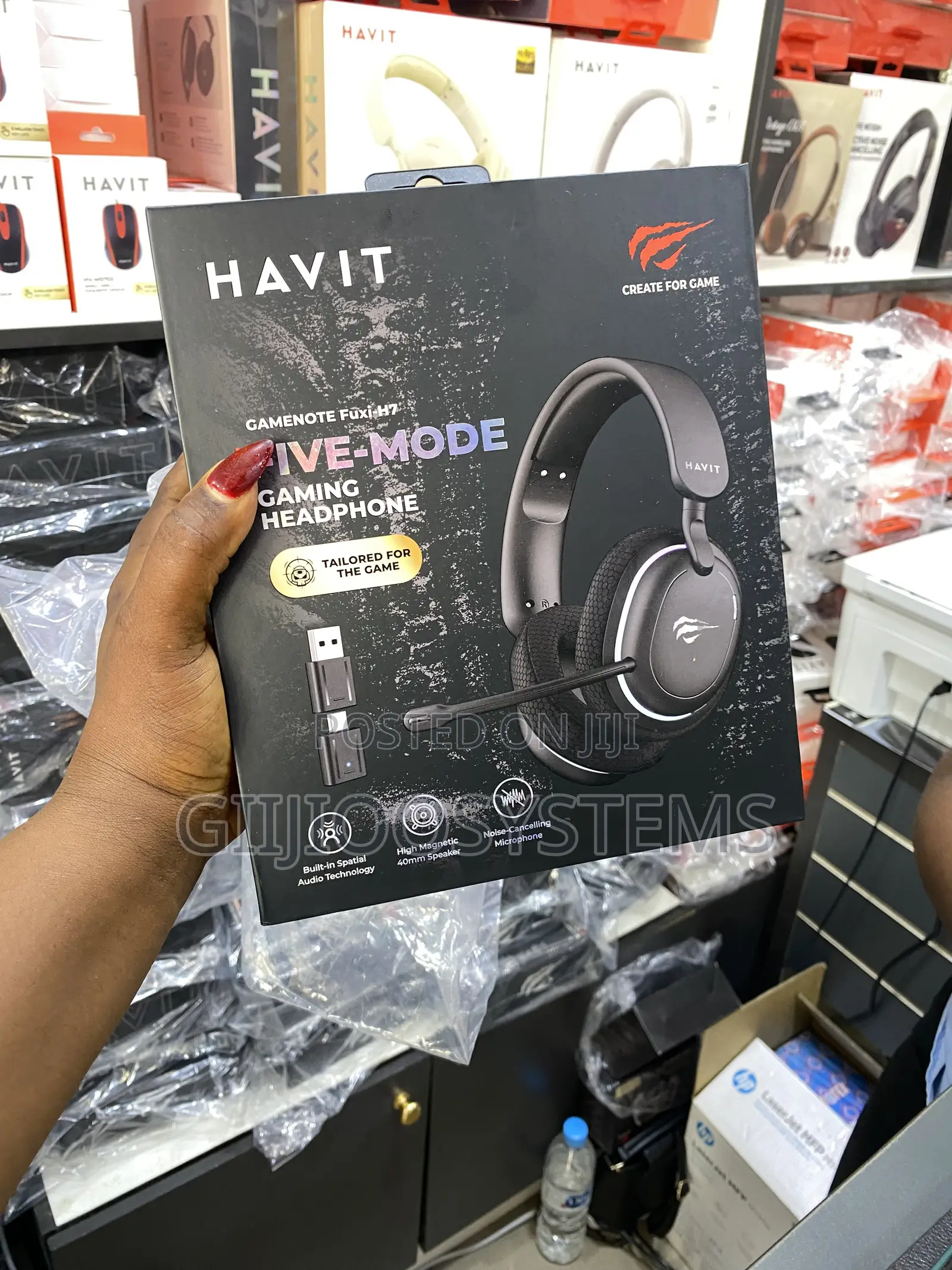 HAVIT FUXI H7 5 Modes Gaming Headset With Mic and RGB Light