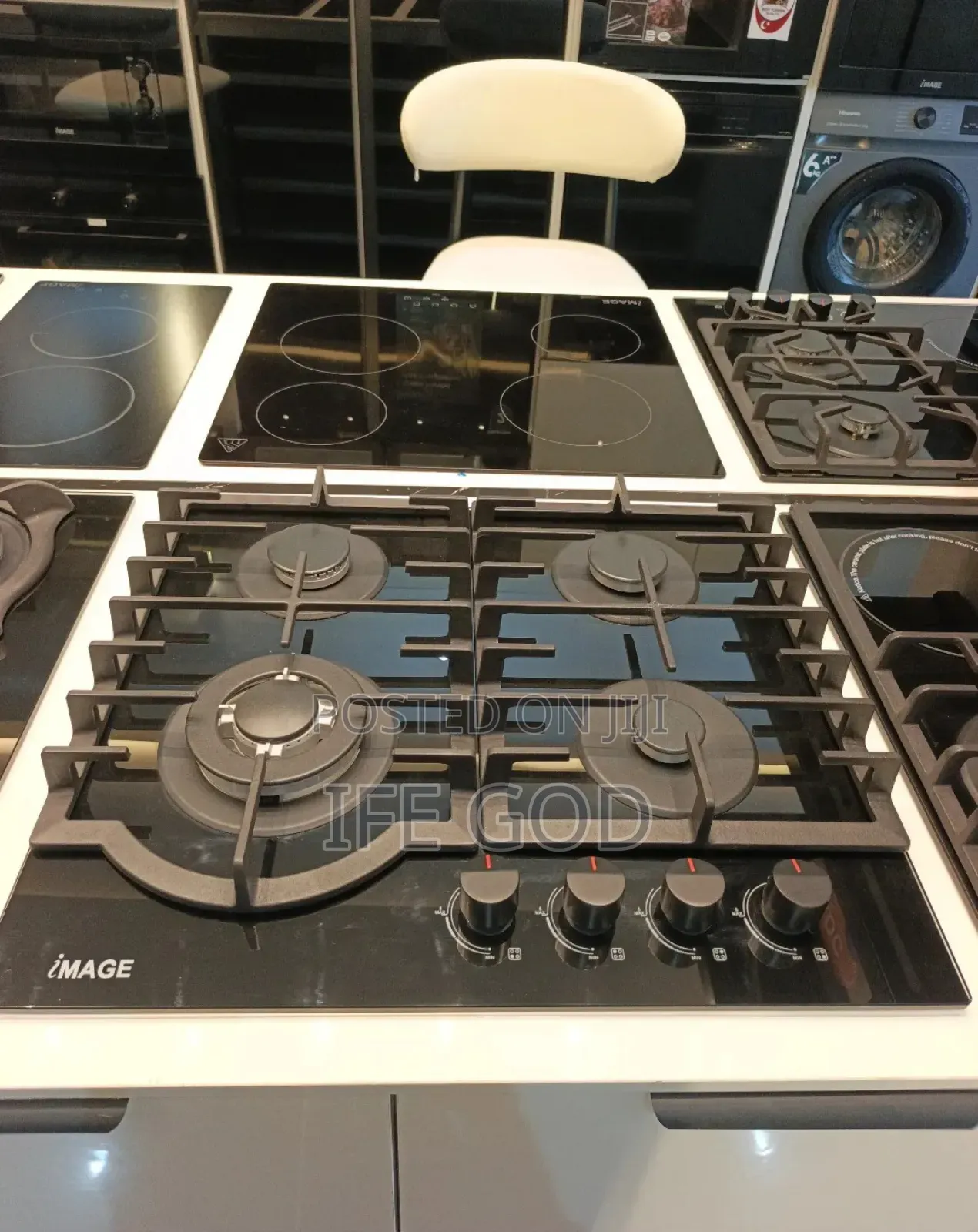 Original IMAGE Inbuilt Cabinet 60CM 4 Burners Automatic Gas Cooker HOB