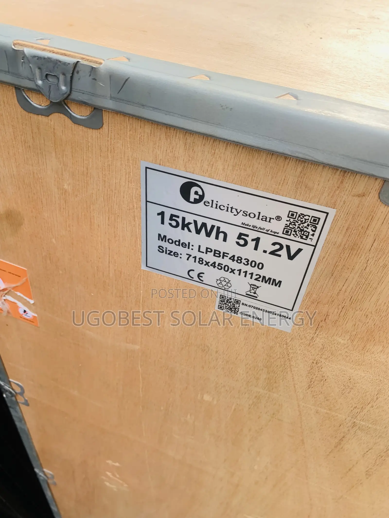 15kwh 51.2v Felicity Lithium Ion Battery