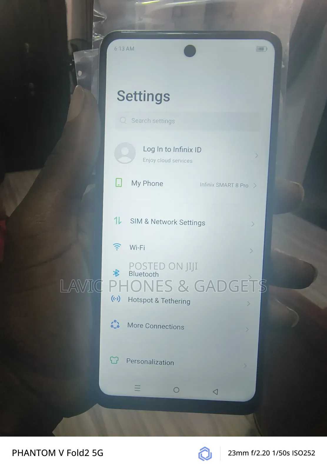 New Infinix Smart 8 Plus 128 GB Gold