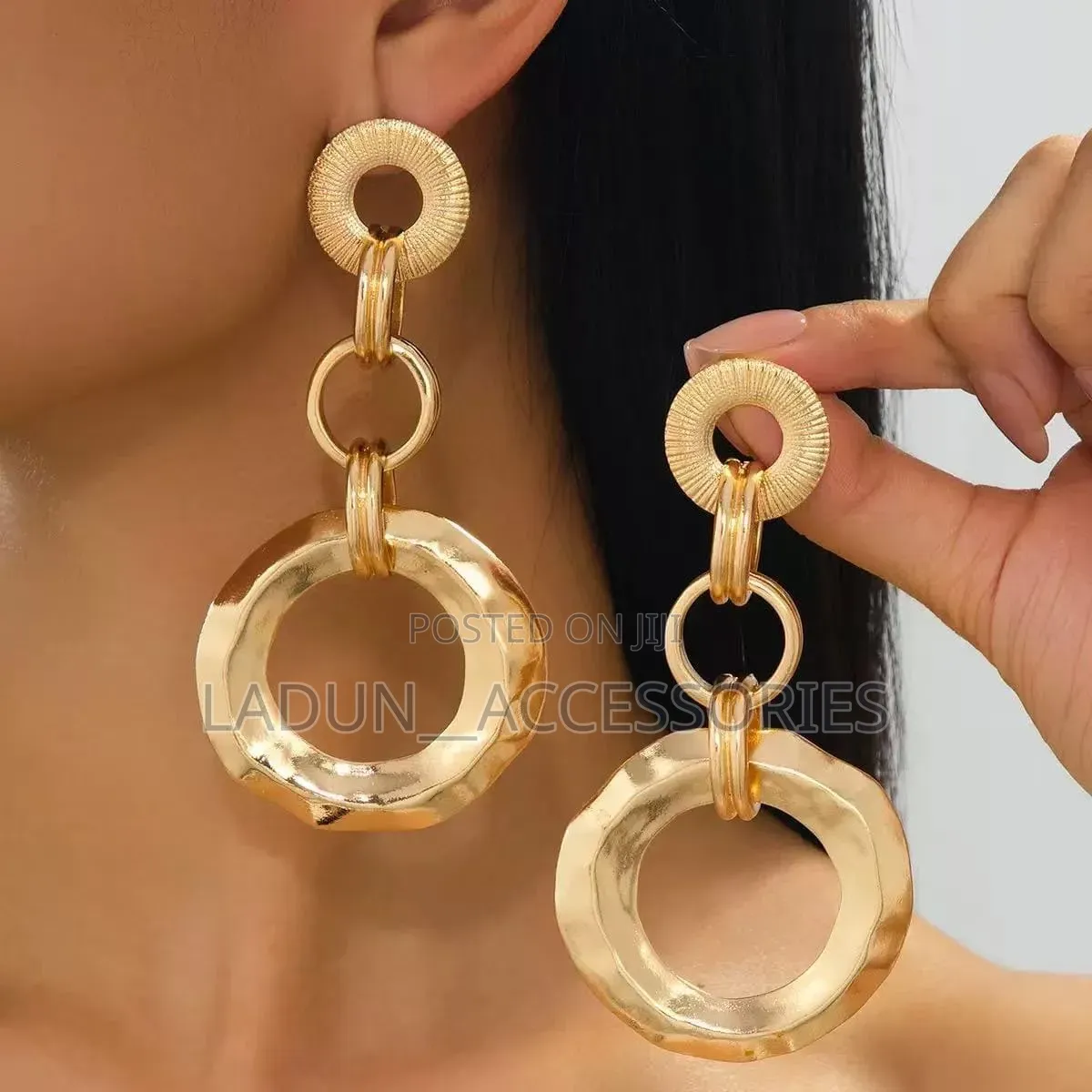 Gold Statement Earrings