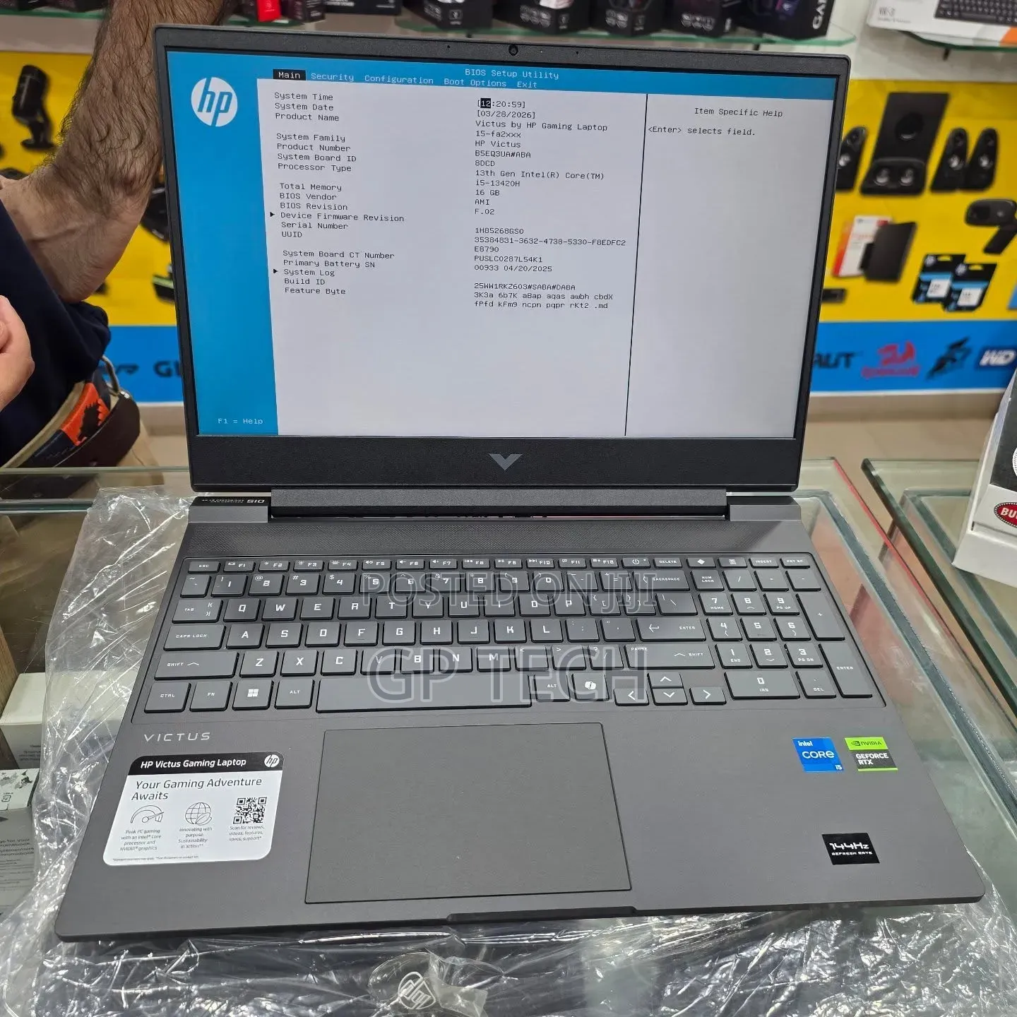 Laptop HP Victus 15 16GB Intel Core i5 SSD 512GB