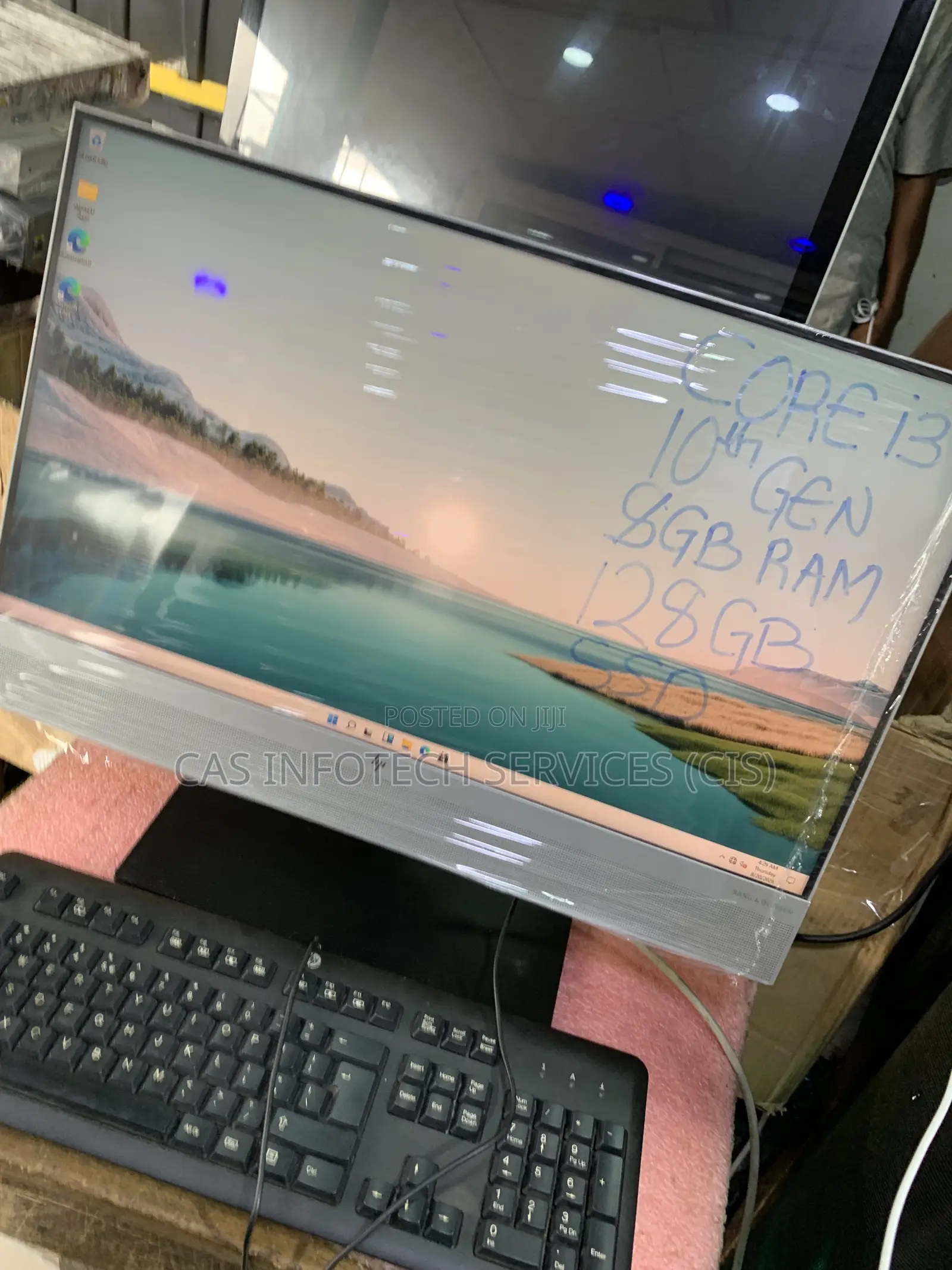 Desktop Computer HP EliteOne 800 G6 8GB Intel Core i3 SSD 256GB