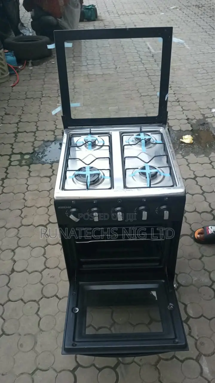 Bruhm 50x50 4 Burner All Gas Cooker With Oven UK Use Working Perfectly