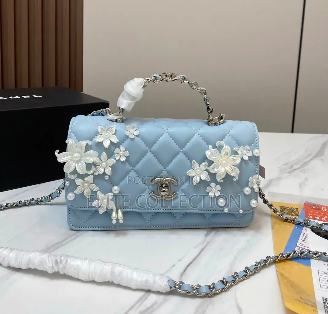 Luxe Chanel 3D Flower Peals Midi Size Bag Fully Boxed With Receipt