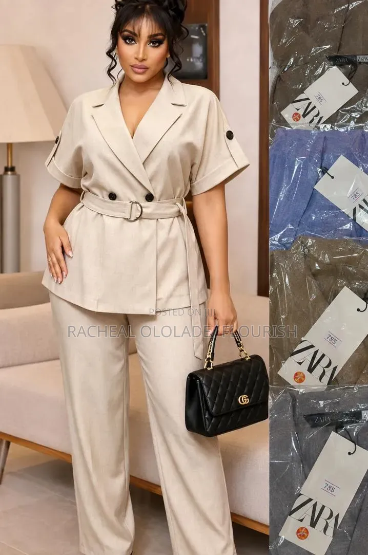 Elegant Female Up and Down Trouzer Wear