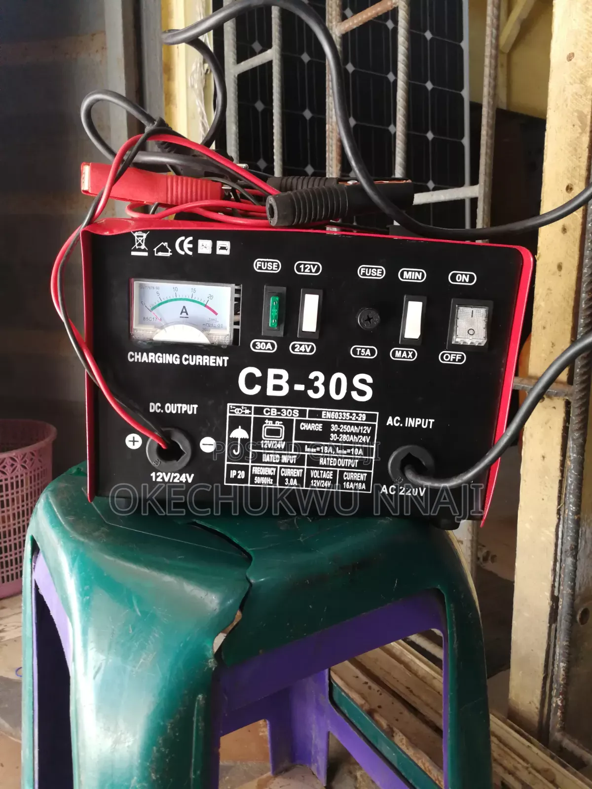 Car Motorcycle Battery Charger (12v-24v | 30-180 Ah) + Quick Charge