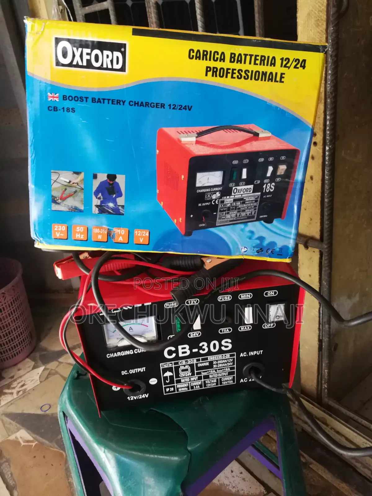 Car Motorcycle Battery Charger (12v-24v | 30-180 Ah) + Quick Charge