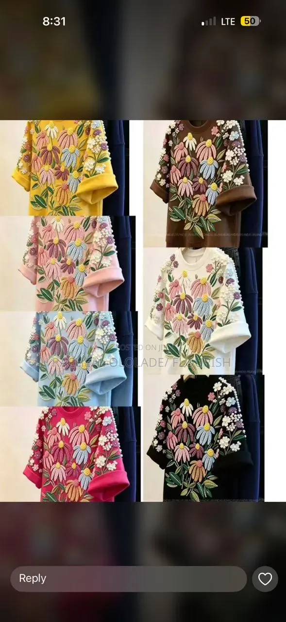 Female Luxury Bead Tops