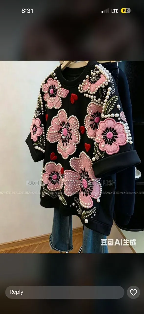 Female Luxury Bead Tops