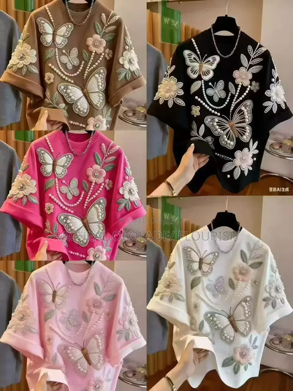 Female Luxury Bead Tops