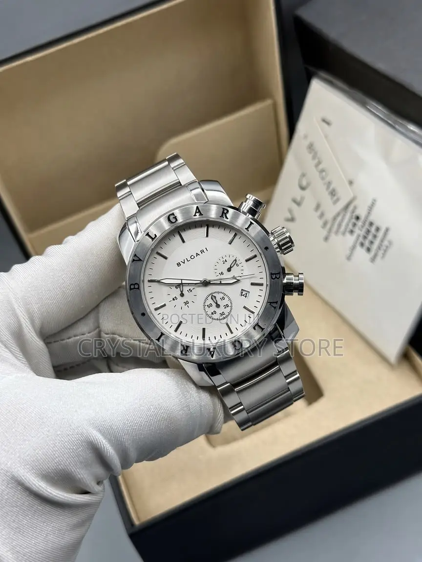 Bvlgari Quality Men Chain Strap Wristwatch