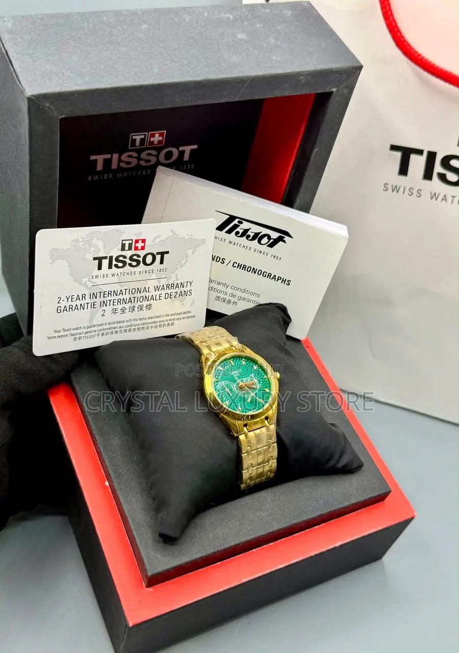 Tissot Quality Luxury Ladies Chain Strap Wristwatch