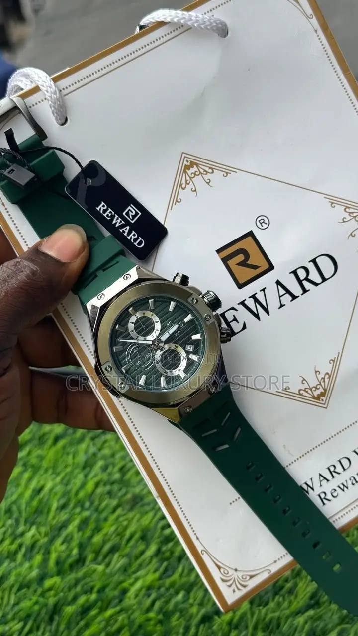 Reward Quality Men Rubber Strap Wristwatch