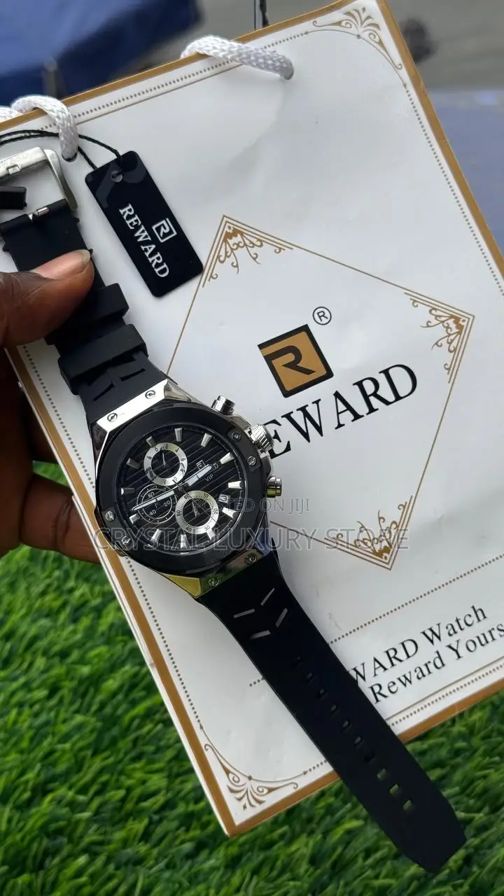 Reward Quality Men Rubber Strap Wristwatch