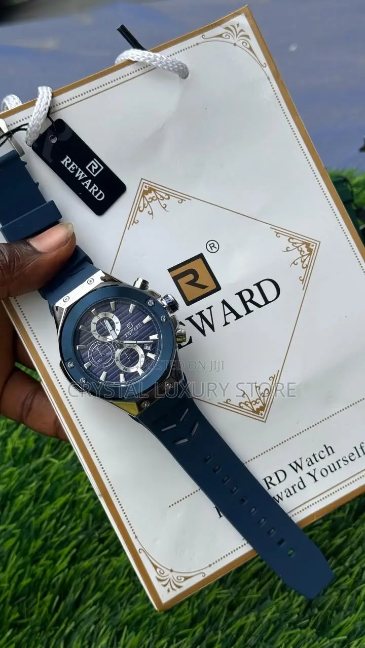 Reward Quality Men Rubber Strap Wristwatch