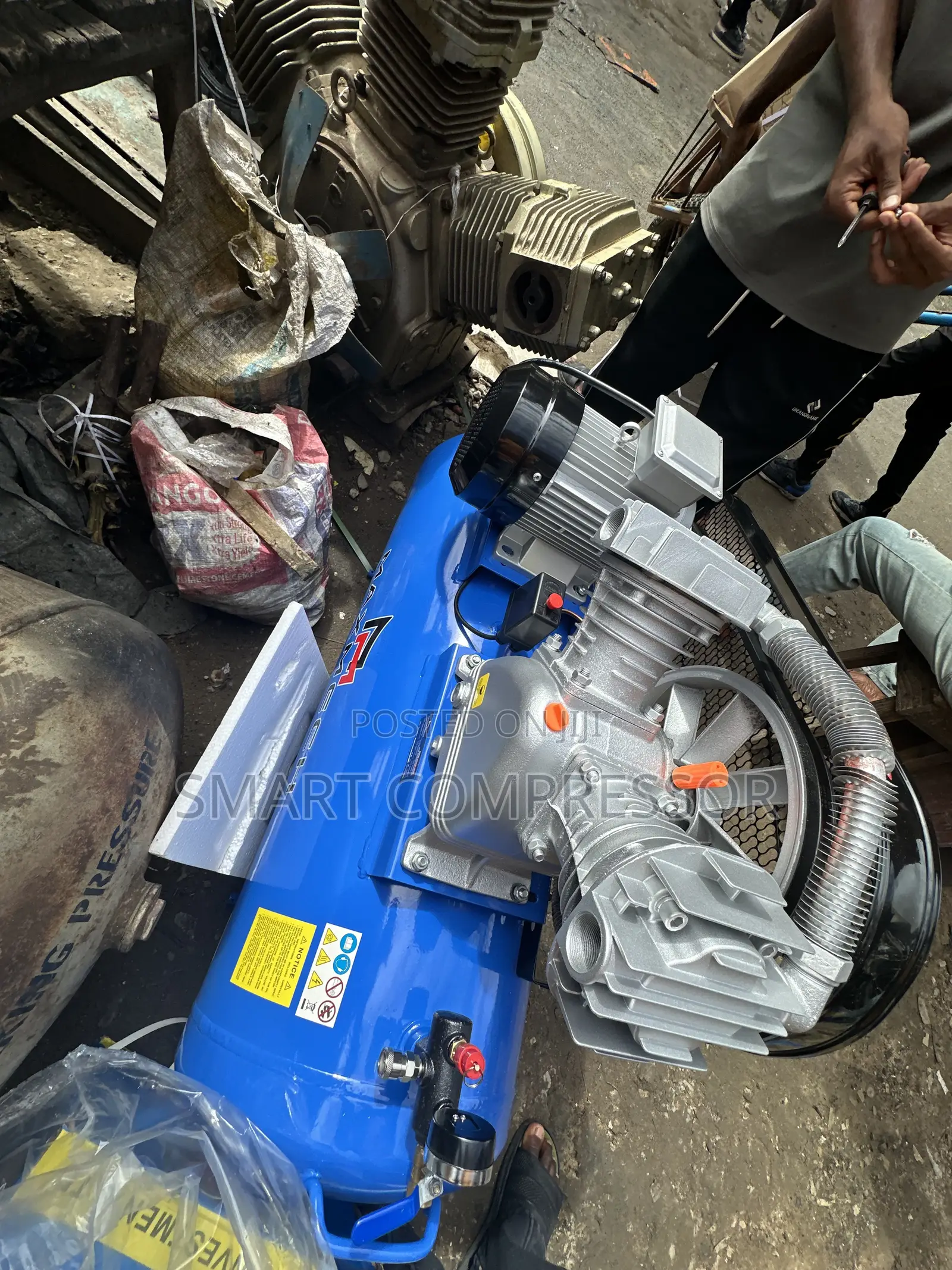 Compressor, Typically Powered by a 4 kW to 5.5