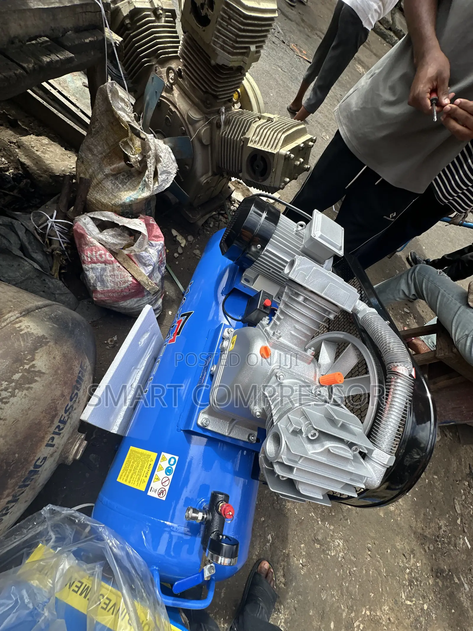 Compressor, Typically Powered by a 4 kW to 5.5