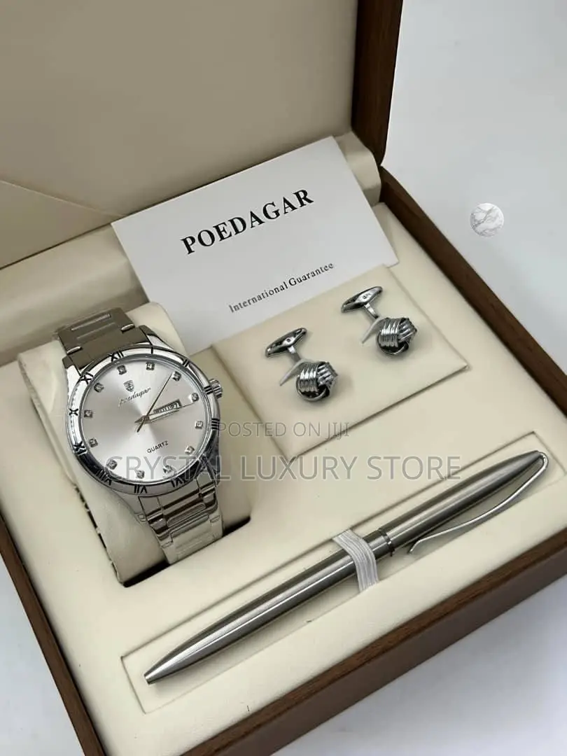 Poedagar Quality Men Chain Strap Wristwatch