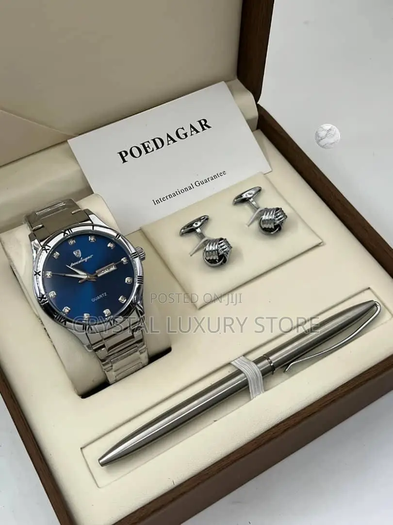 Poedagar Quality Men Chain Strap Wristwatch
