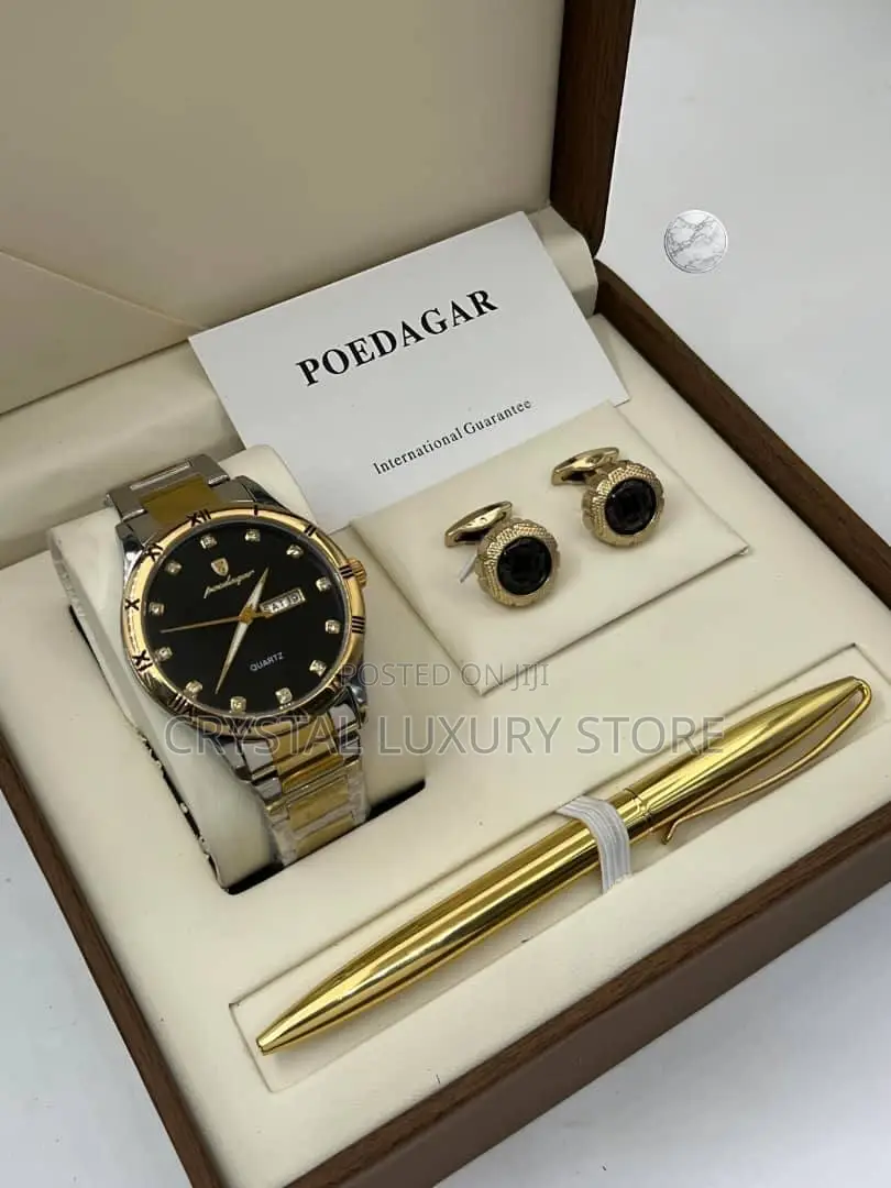 Poedagar Quality Men Chain Strap Wristwatch