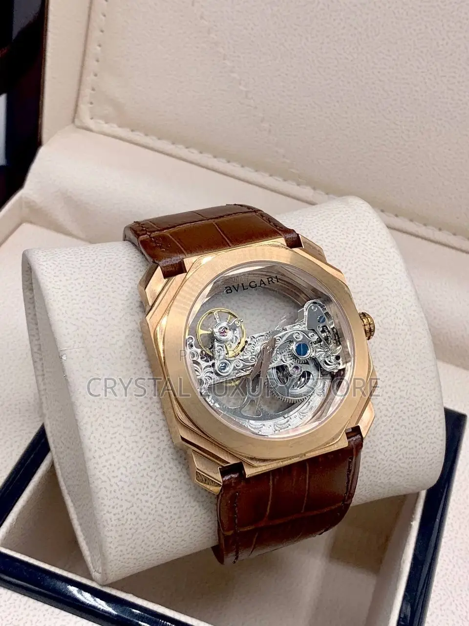 Bvlgari Quality Luxury Men Automatic Engine Wristwatch