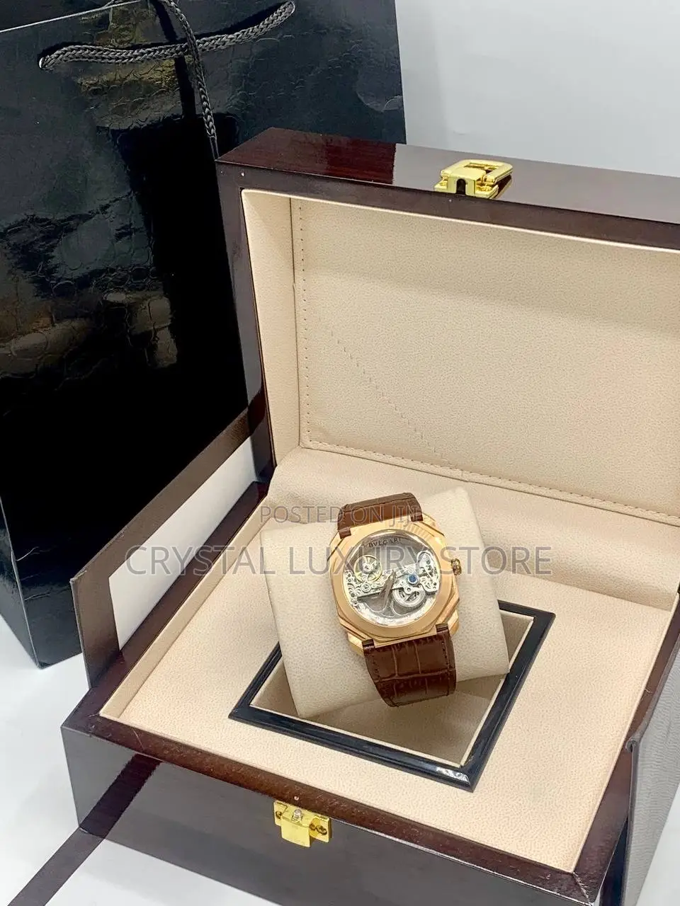 Bvlgari Quality Luxury Men Automatic Engine Wristwatch