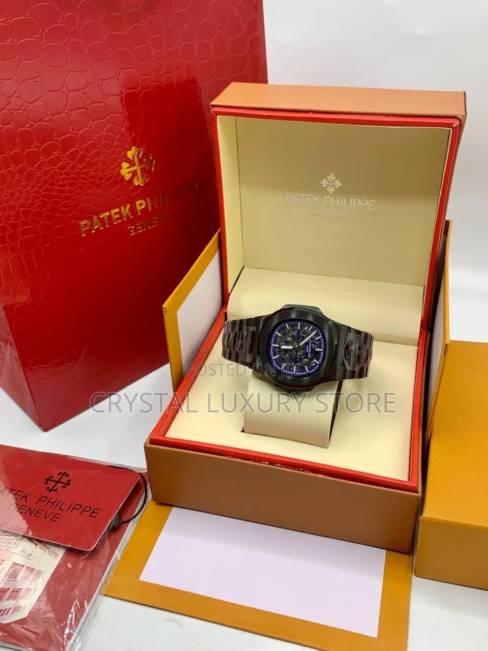 Patek Philippe Quality Luxury Men Automatic Engine Wristwatch