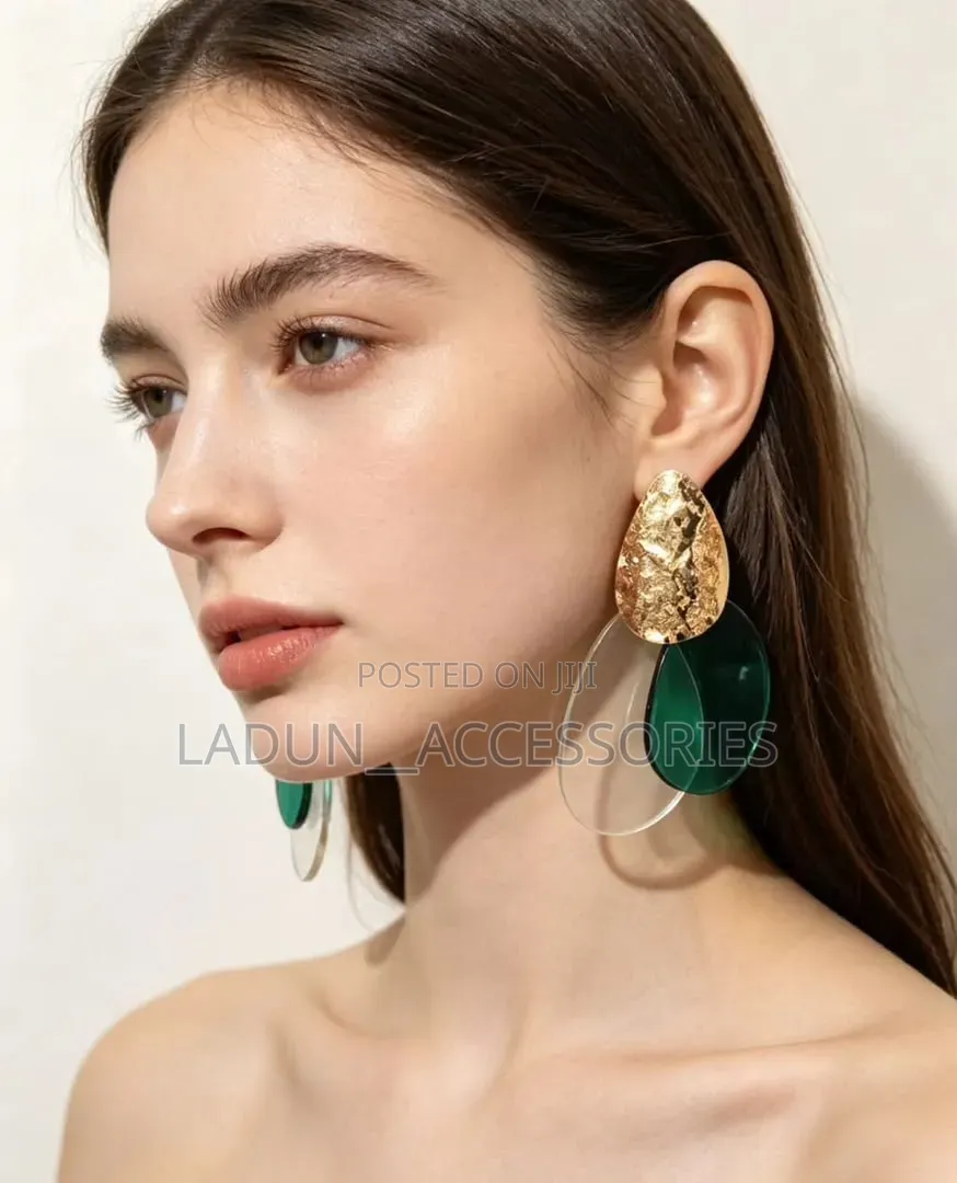 Retro Geometric Earrings