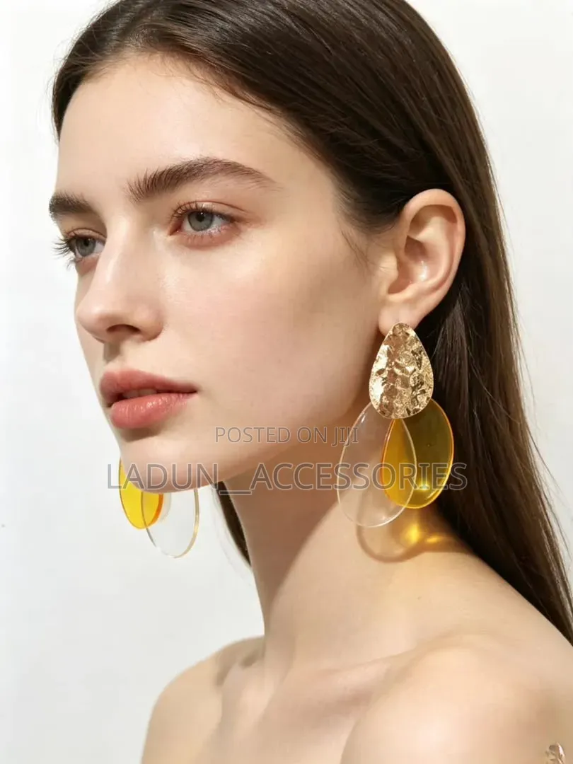 Retro Geometric Earrings