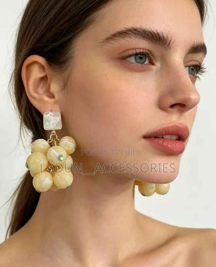 Grape Statement Earrings