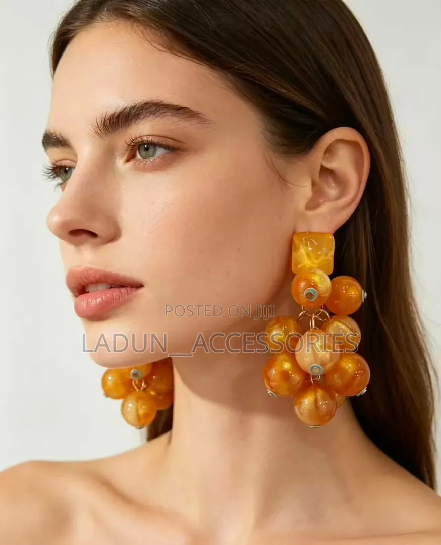 Grape Statement Earrings