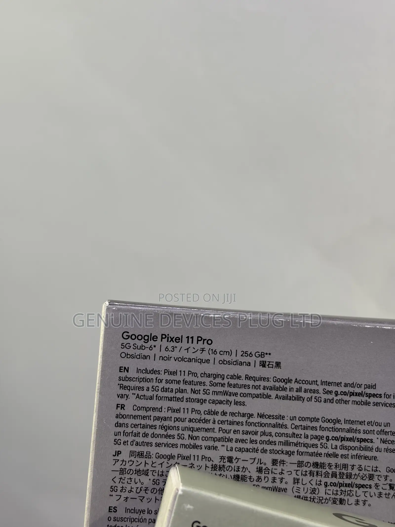 New Google Pixel 11 Pro 256 GB Black