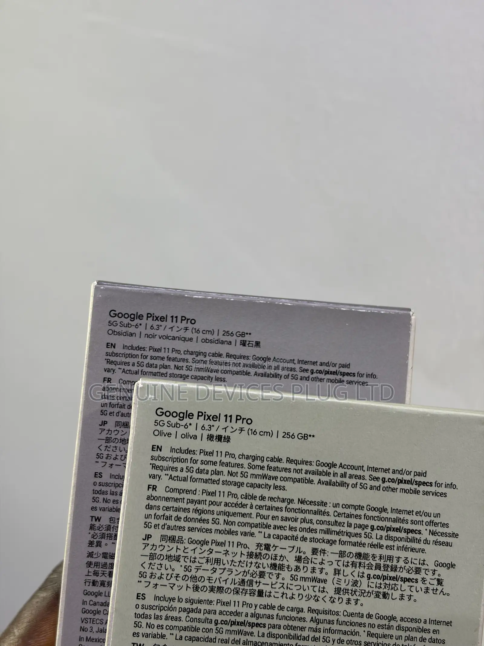 New Google Pixel 11 Pro 256 GB Black