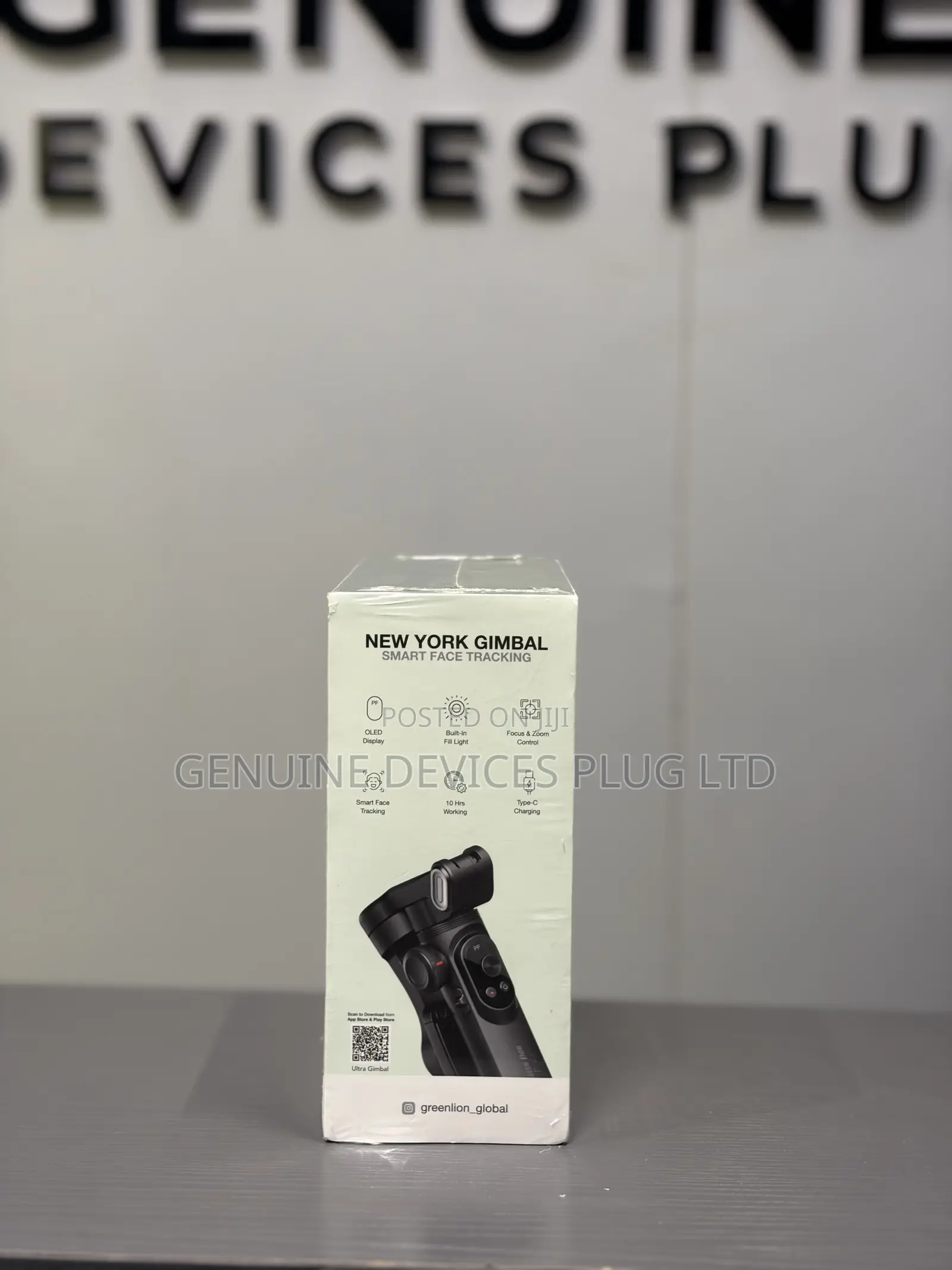 Green Lion Gimbal With 3 Axis Rotation Range Phone Stabilizer