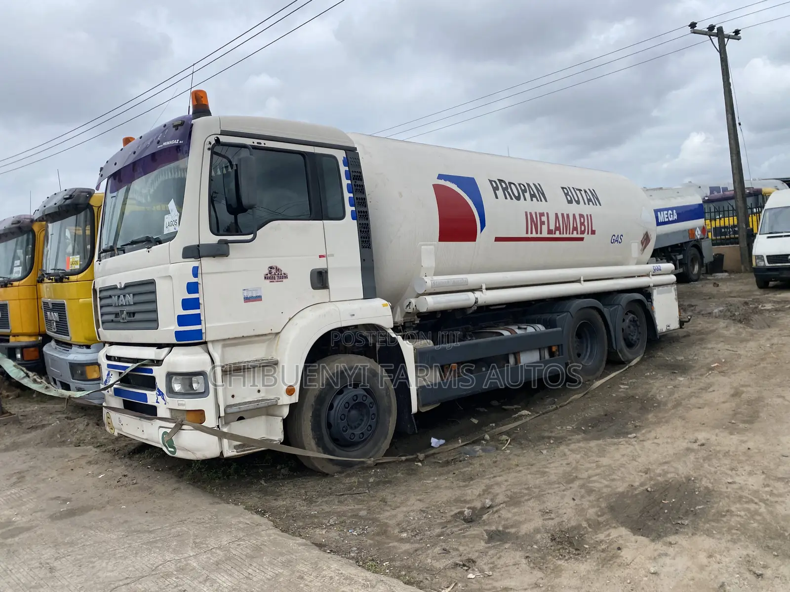 LPG GAS TRUCK 14tons (Man Diesel)