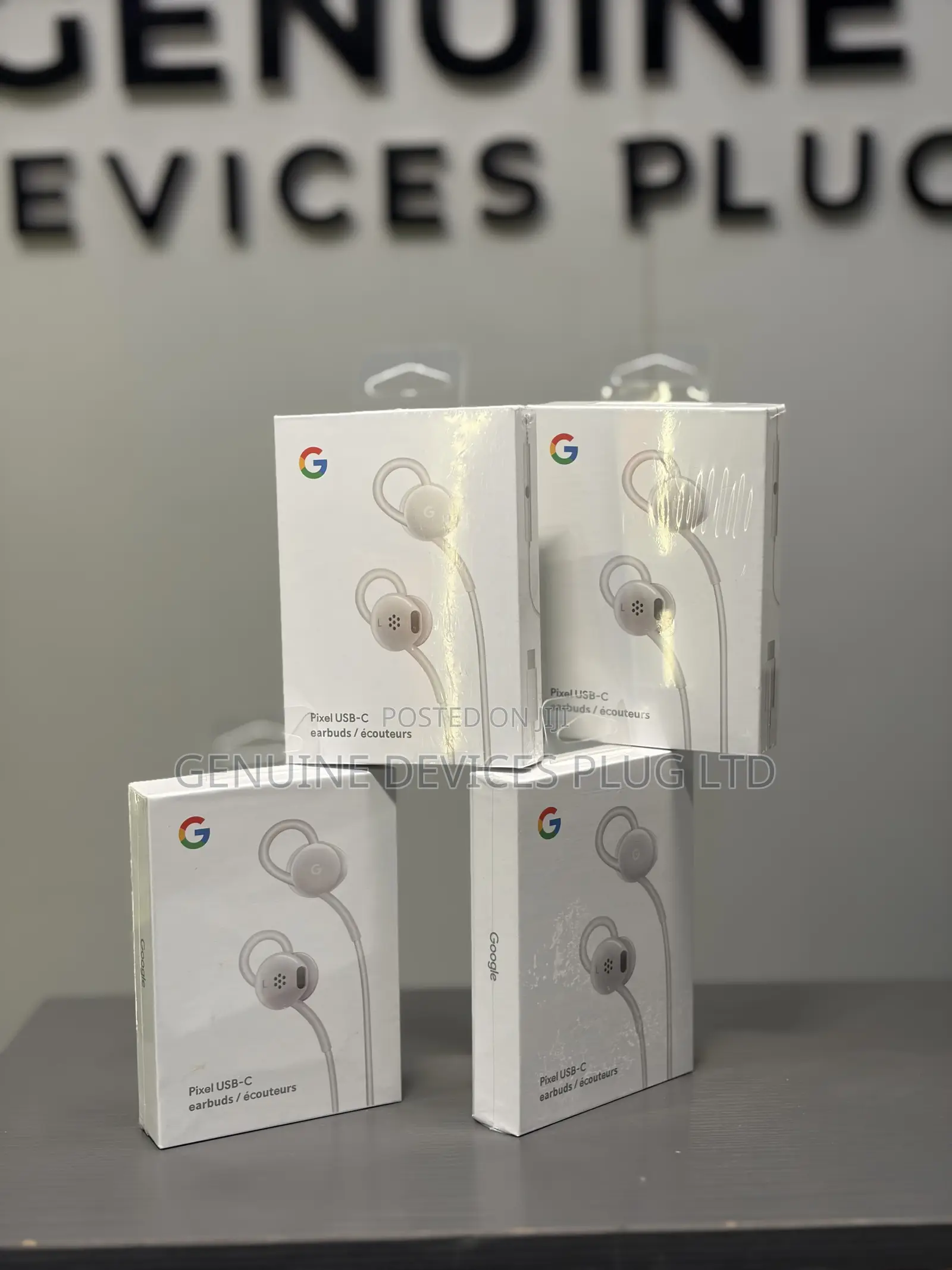 Google Earbuds Wired Headset USB-C- Comfortable Fit- Inline Controls