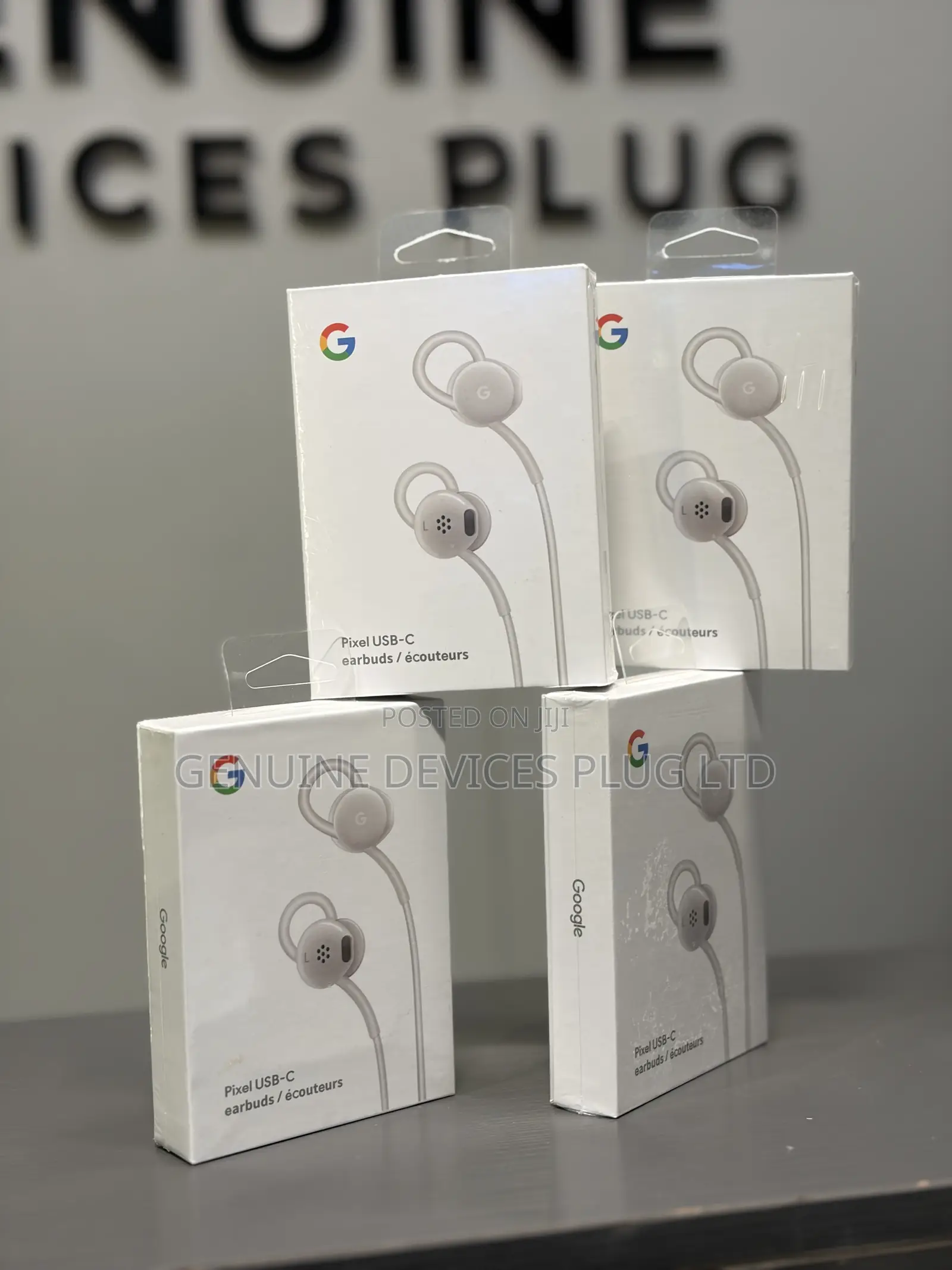 Google Earbuds Wired Headset USB-C- Comfortable Fit- Inline Controls