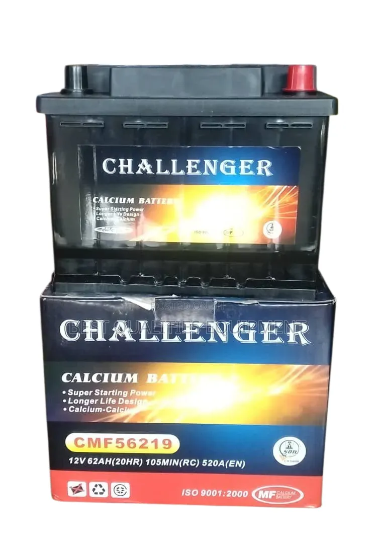 12v62ah Challenger Battery