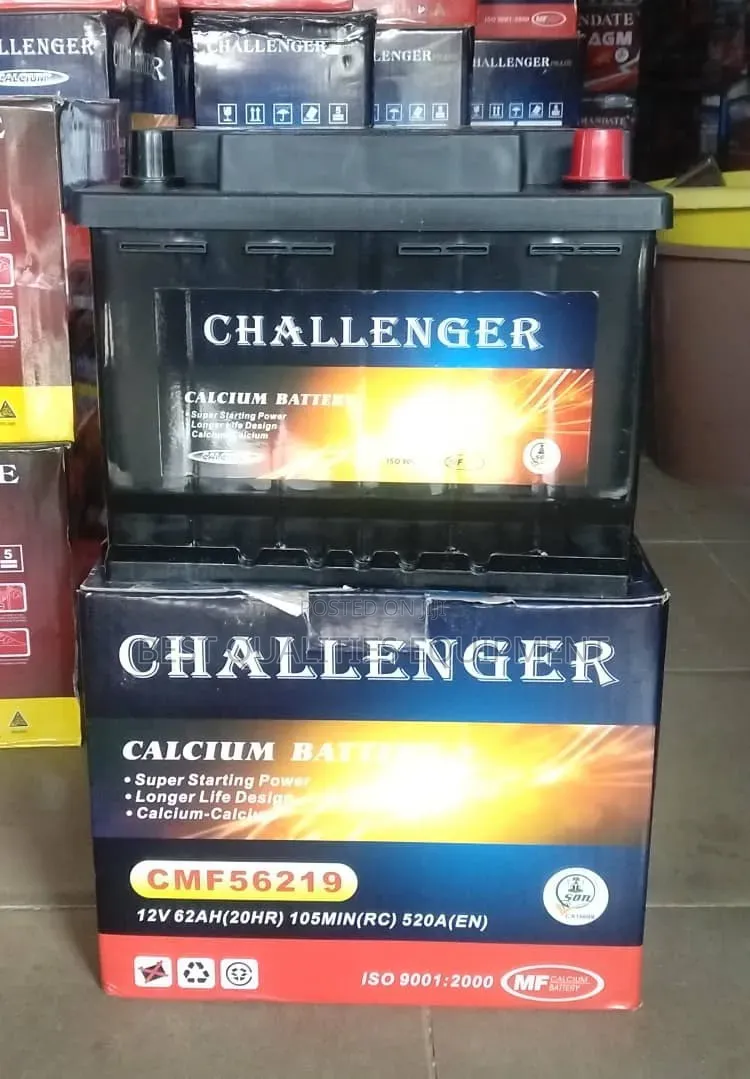 12v62ah Challenger Battery