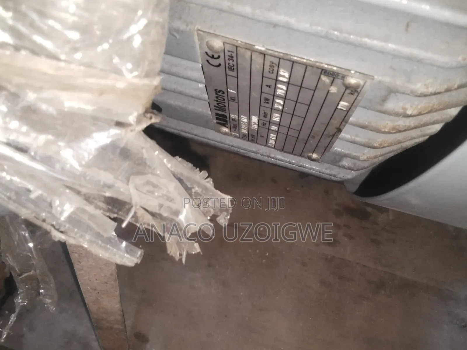37 kW ABB Gear Motor Speed 1470