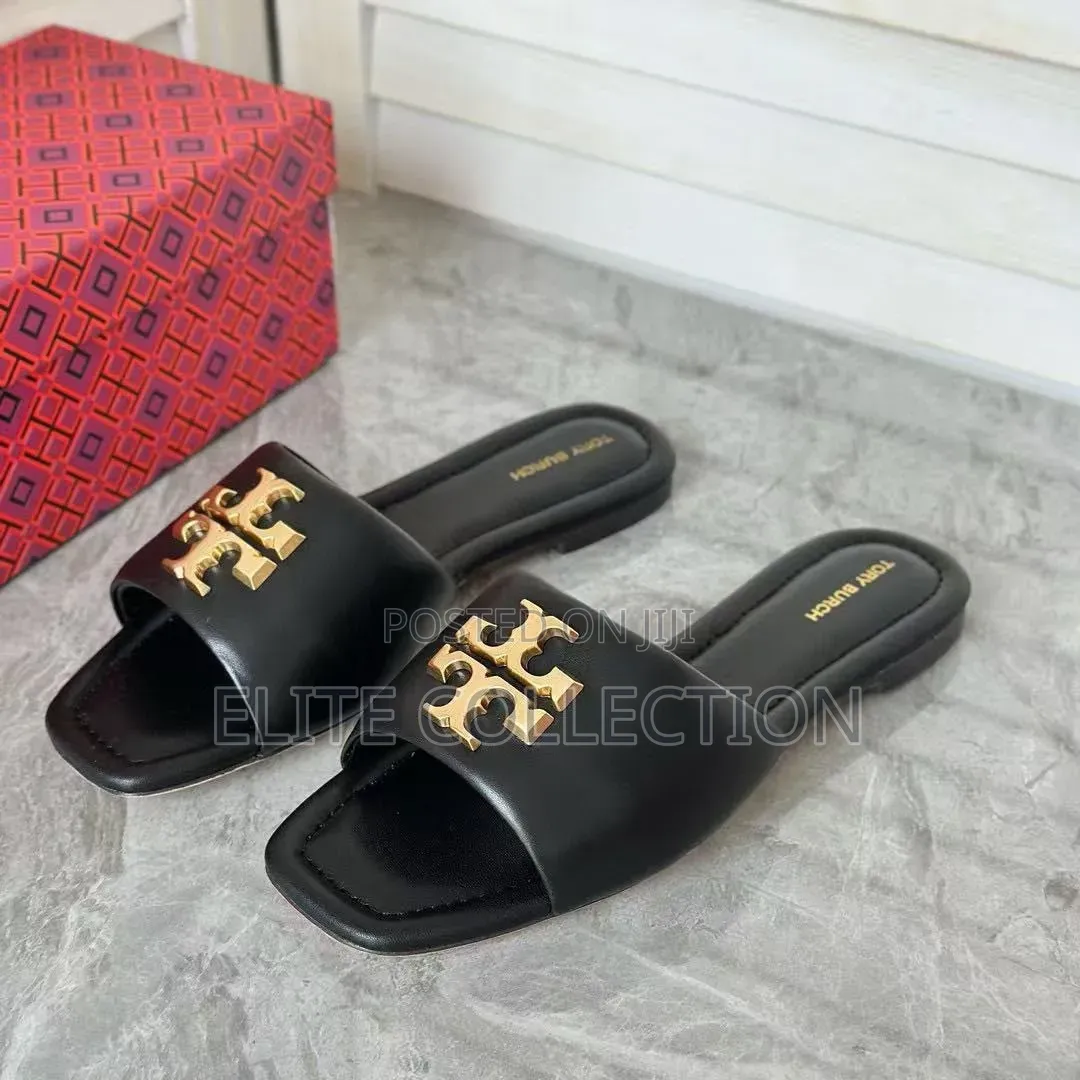 Luxe Tory Burch Padded Slippers Sizes 37-42`boxed Packaging