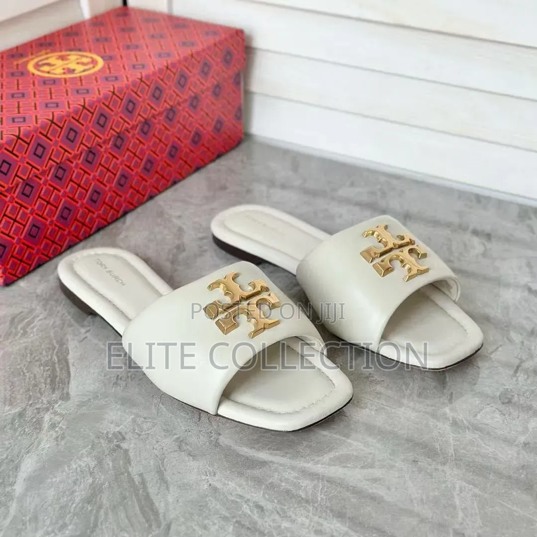Luxe Tory Burch Padded Slippers Sizes 37-42`boxed Packaging