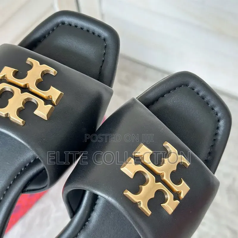 Luxe Tory Burch Padded Slippers Sizes 37-42`boxed Packaging