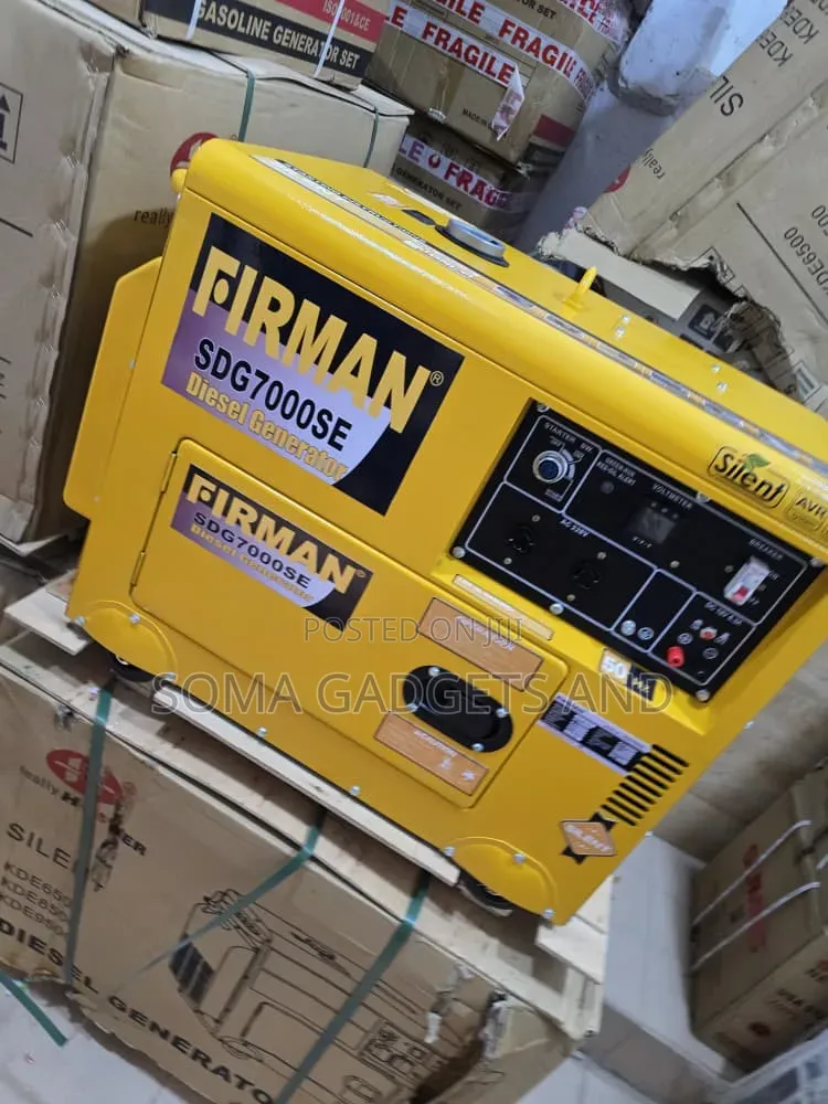 Firman Diesel Soundproof Generator (6.5kva)100%copper Coil