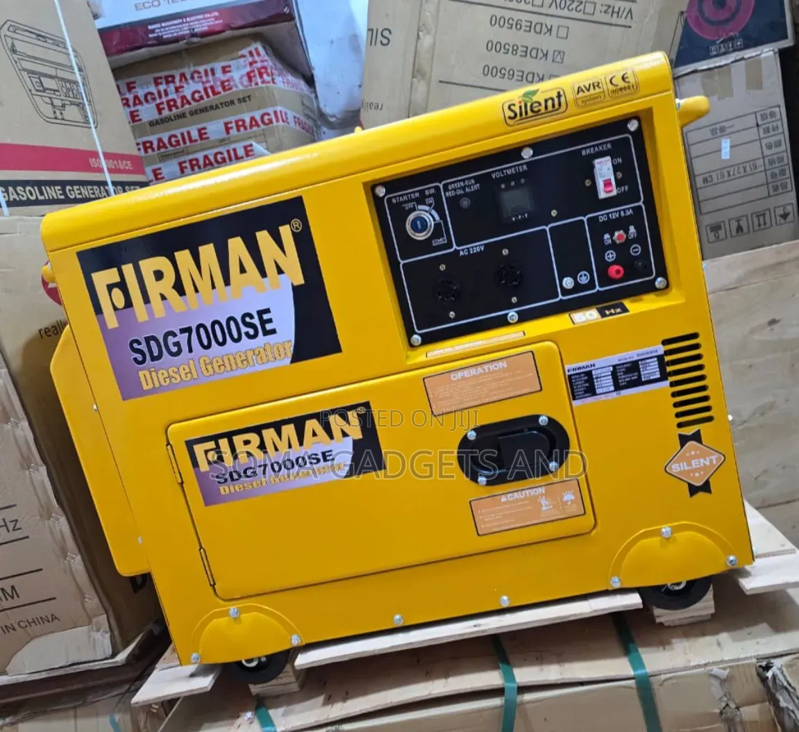 ☆¤Come I Have 6.5kva Firman Diesel Soundproof Gen 1years Wty  100%copp