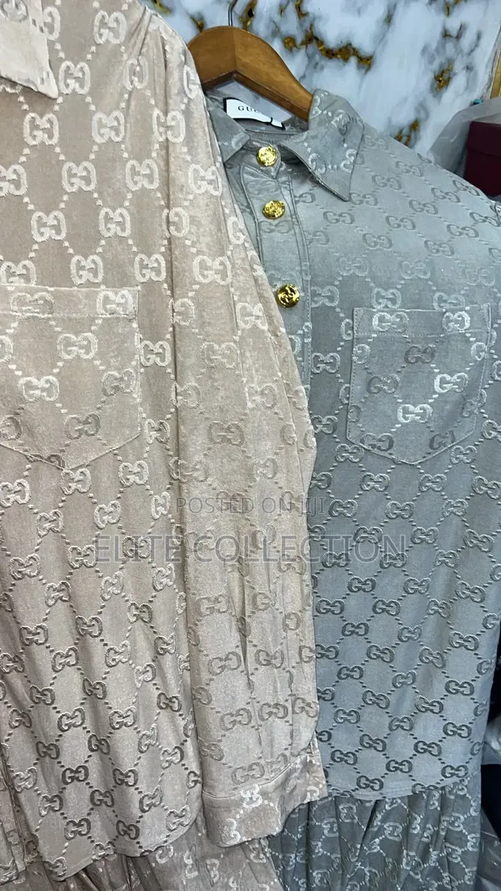 Gucci 2pcs Skirt  Size M-2xL
Colors: Nude and Grey